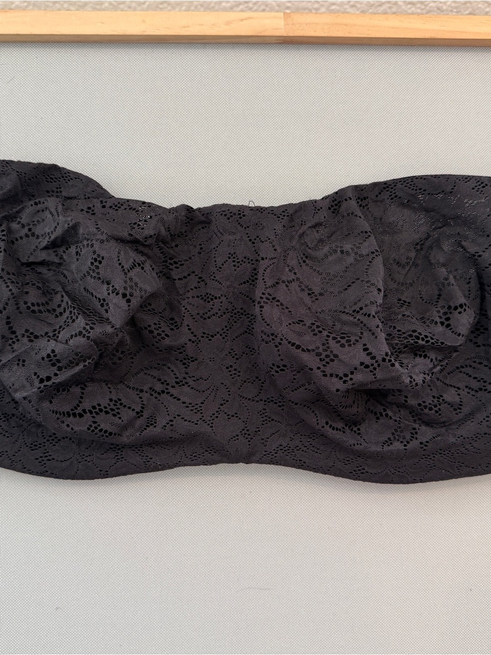 torrid Black Lace Strapless Bandeau